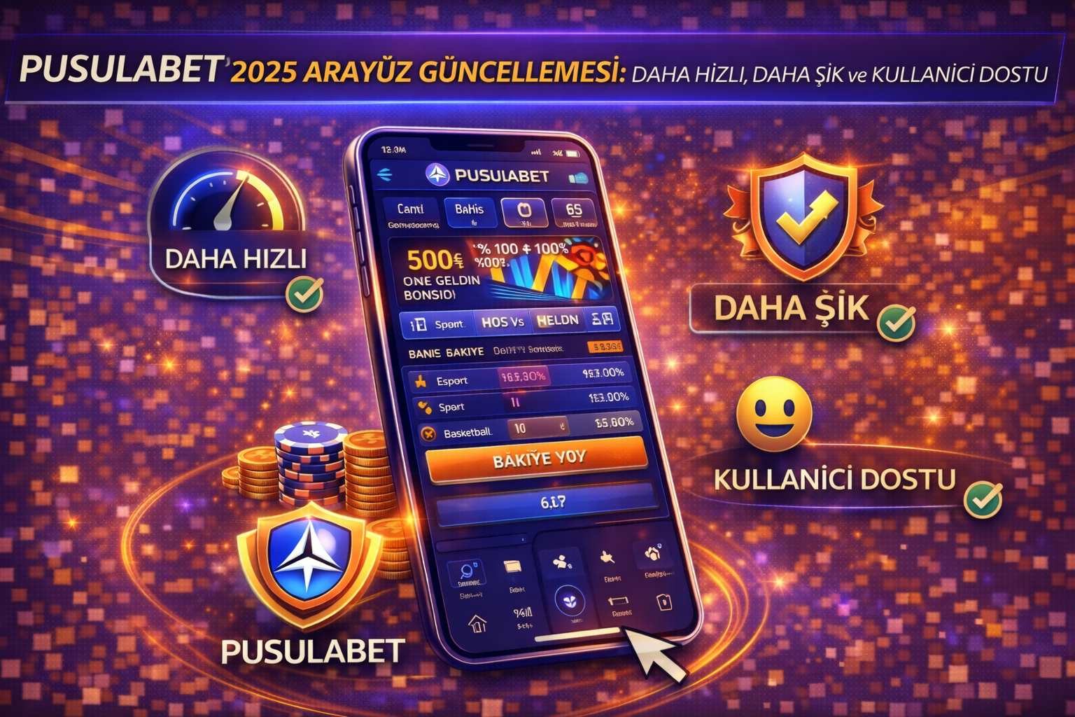 Pusulabet 2025 Arayüz Güncellemesi: Daha Hızlı, Daha Şık ve Kullanıcı Dostu