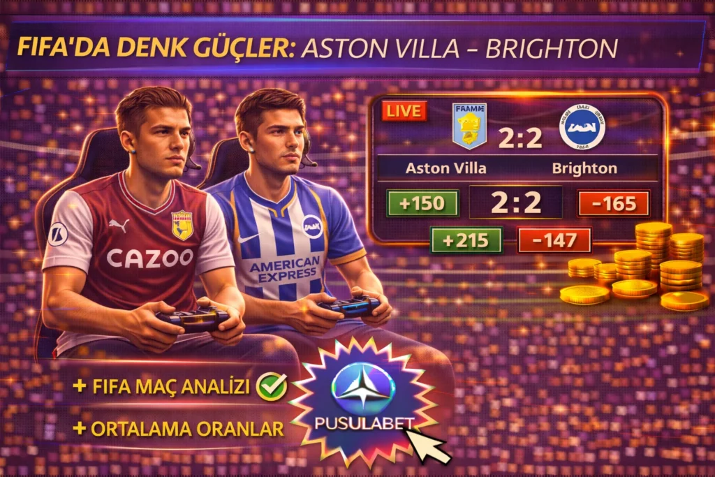 Aston Villa Brighton Taktiksel Bir Sanal Mucadele