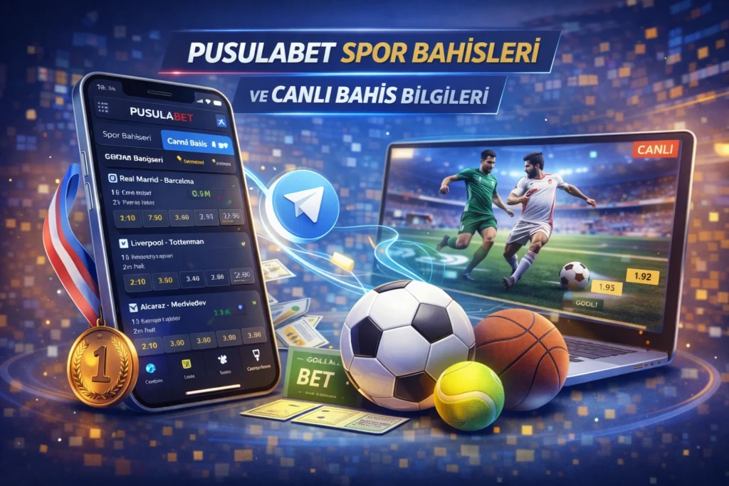 Pusulabet spor bahisleri ve canlı bahis bilgileri, anlık oranlar ve maç detayları