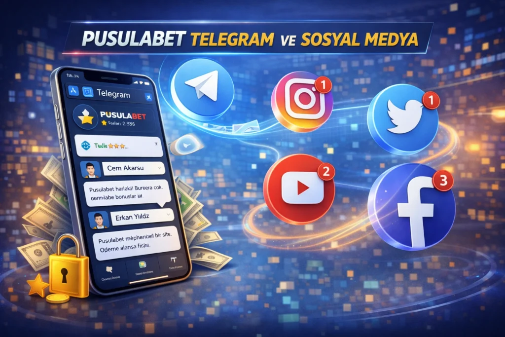 Pusulabet Telegram ve sosyal medya kanalları, kullanıcı topluluğu ve güncel paylaşımlar