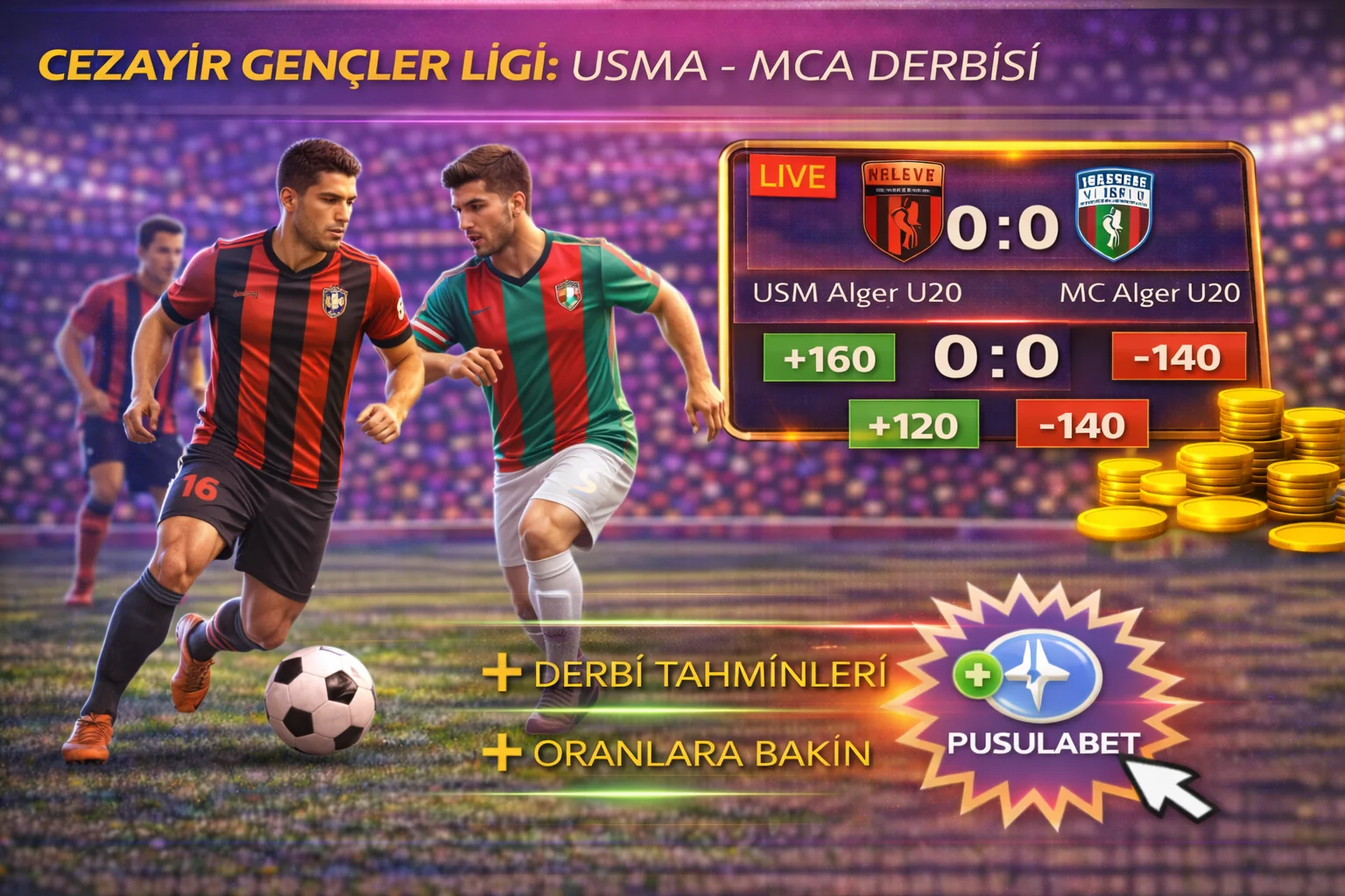 USM Alger U20 – MC Alger U20: Cezayir’in En Ateşli Derbisi